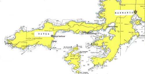 Datca map